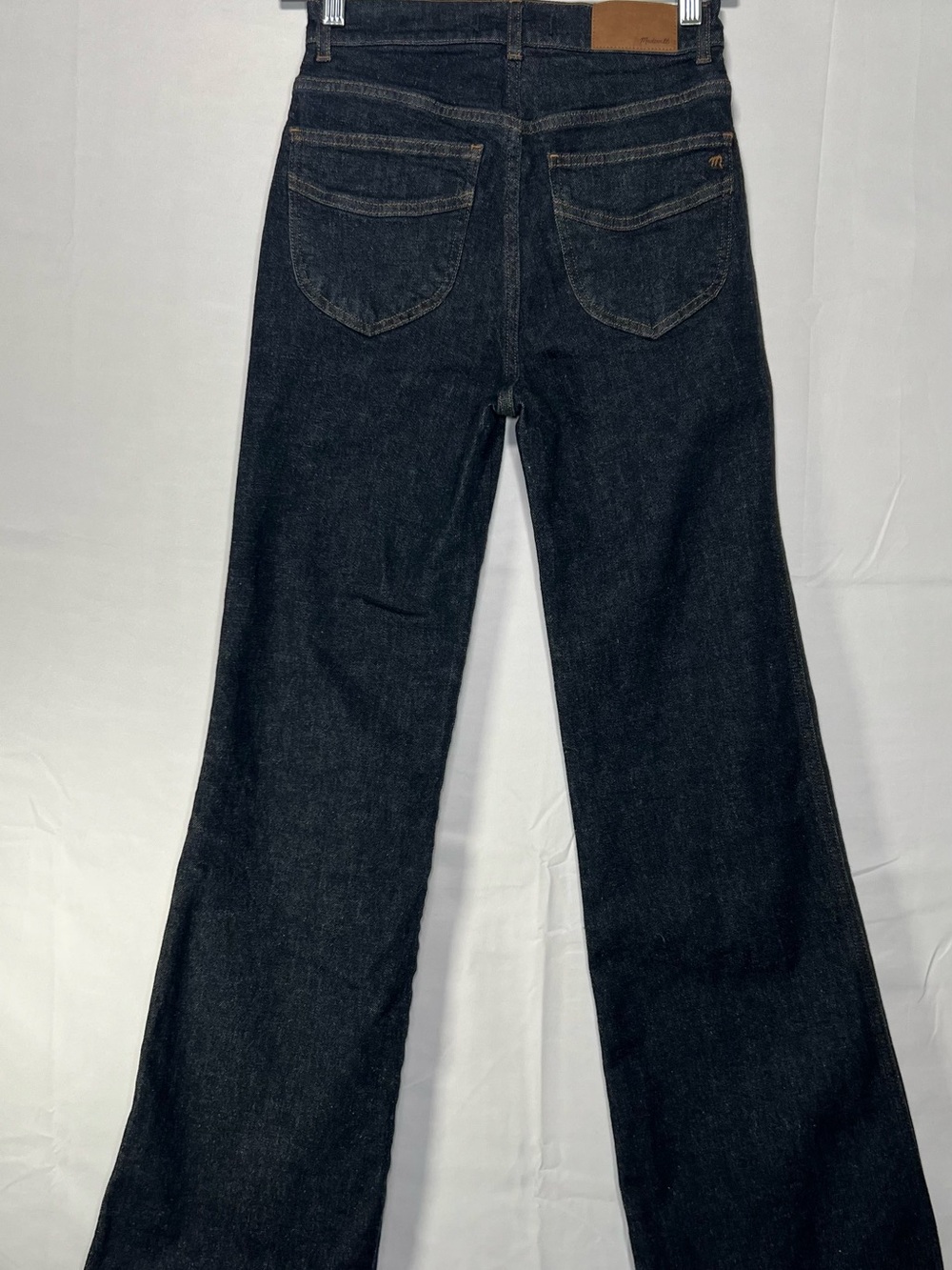 Madewell 11 High-Rise Flare Jeans Dark Wash Blue Size 25 Retro Trouser Denim - Picture 9 of 16